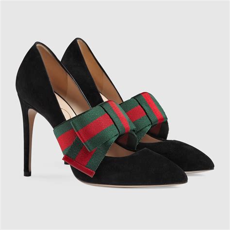 gucci bow pumps new york boutique|Gucci Heels for Women .